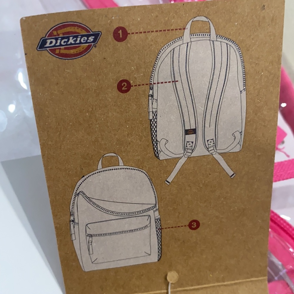 Dickies Clear Student Backpack, - Picture 8 of 16